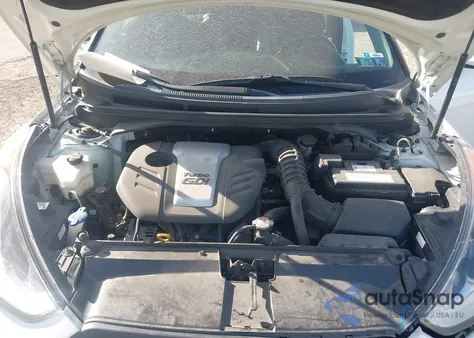 2014 Hyundai Veloster Turbo W/Black из США, поврежденный, VIN KMHTC6AE0EU197992